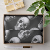 Mousseline Papier Tissu Crânien noir (Cadeau)