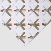 Mousseline Papier Tissu Cricket (Détail)