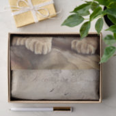 Mousseline Papier Tissu Cube Lion Cub (Cadeau)