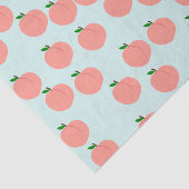 Mousseline Papier Tissu Cube Peach (Détail)