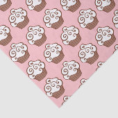 Mousseline Papier Tissu Cupcake (Détail)