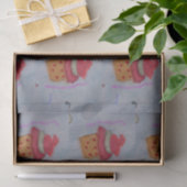 Mousseline Papier Tissu Cupcakes (Cadeau)