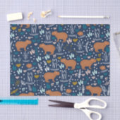 Mousseline Papier Tissu Cute Capybara (Artisanat)