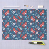 Mousseline Papier Tissu Cute Chat (Artisanat)