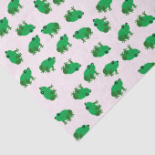 Mousseline Papier Tissu Cute Frogs (Détail)