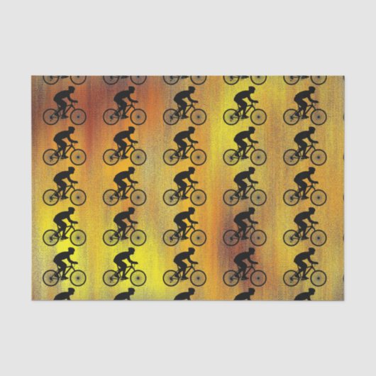 Mousseline Papier Tissu Cycliste (Recto)