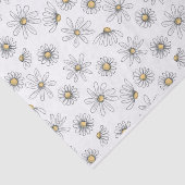 Mousseline Papier Tissu Daisy (Détail)