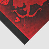 Mousseline papier tissu d'amour cupide (Détail)