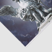 Mousseline papier tissu d'ange guerrier (Détail)