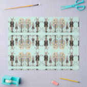 Mousseline Papier Tissu Dapper Pâques (Artisanat)