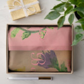 Mousseline Papier Tissu D'Artisanat Violet Et Rose (Cadeau)