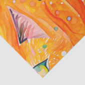 Mousseline Papier Tissu De Chat Abstrait (Détail)