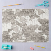 Mousseline Papier Tissu De Collage Lilac Vintage (Artisanat)