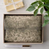 Mousseline Papier Tissu de conception Damas (Cadeau)