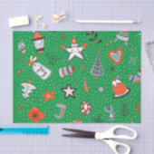 MOUSSELINE PAPIER TISSU DE CONCEPTION DE CHRISTMAS POUR ENFAN (Artisanat)