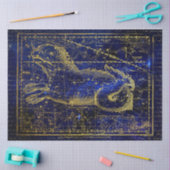 Mousseline papier tissu de constellation cetus (Artisanat)