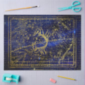 Mousseline papier tissu de constellation de cancer (Artisanat)