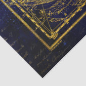 Mousseline papier tissu de constellation de chevaux et de dau (Détail)