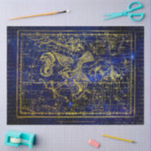 Mousseline papier tissu de constellation delphinique (Artisanat)