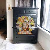 Mousseline Papier Tissu De Découpage Black Rush Gold