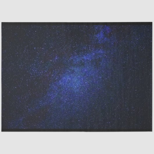 Mousseline Papier Tissu De Découpage Ciel De Nuit Stable (Recto)