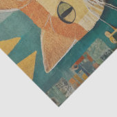 Mousseline Papier Tissu De Découpage Collage De Chat (Détail)