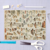 Mousseline Papier Tissu De Découpage De Champignons vintages (Artisanat)