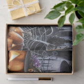 Mousseline Papier Tissu De Découpage De Chat Noir Halloween (Cadeau)