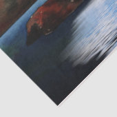 Mousseline Papier Tissu de découpage de nuit de phare (Détail)