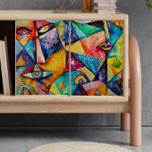 Mousseline Papier Tissu de découpage des faces pliées