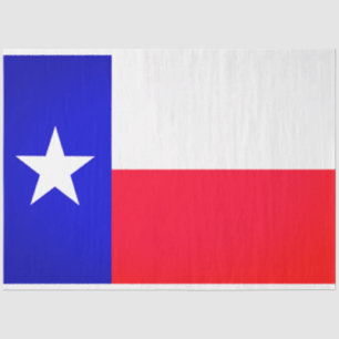 Mousseline Papier Tissu De Découpage Drapeau Texas