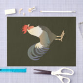 Mousseline Papier Tissu De Découpage Du Coq (Artisanat)