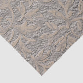 Mousseline Papier Tissu De Découpage Embossé Faux Leaf (Détail)