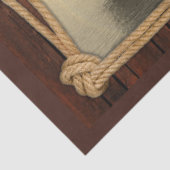 Mousseline Papier Tissu De Découpage encadré de Sailboa de gr (Détail)