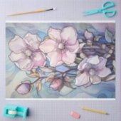 Mousseline Papier Tissu De Découpage Fleur De Verre (Artisanat)