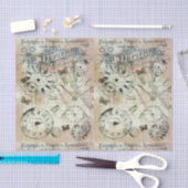 Mousseline Papier Tissu De Découpage - Papillon Toucher Vinta (Artisanat)