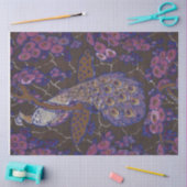 Mousseline Papier Tissu De Découpage Peacock Violet (Artisanat)