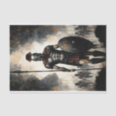 Mousseline Papier Tissu De Découpage Spartiate (Recto)