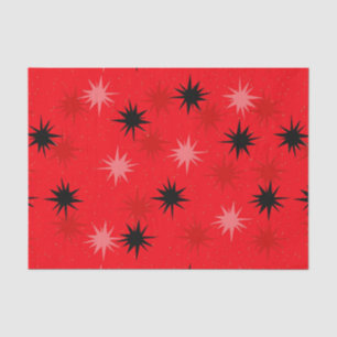 Mousseline Papier Tissu de démarrage rouge atomique