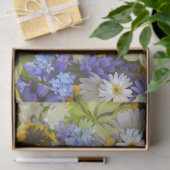 Mousseline papier tissu de fleurs de printemps (Cadeau)