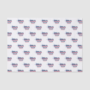Mousseline Papier Tissu de la Fierté d'État du Texas