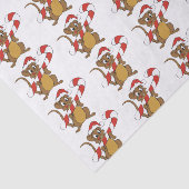 Mousseline Papier Tissu de la souris de Noël (Détail)
