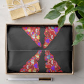 Mousseline papier tissu de lèvres d'amour (Cadeau)