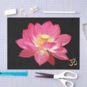 Mousseline Papier Tissu De L'Om Lotus  (Artisanat)