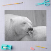 Mousseline papier tissu de l'ours polaire (Artisanat)