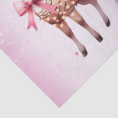 Mousseline Papier Tissu de Noël Deer (Détail)
