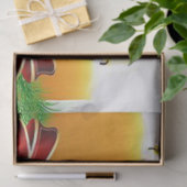 Mousseline Papier Tissu de Noël, Joyeuses Fêtes (Cadeau)