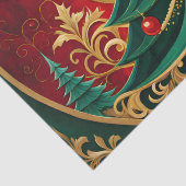 Mousseline Papier Tissu de Noël Tree (Détail)