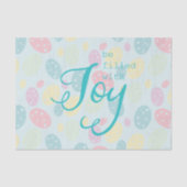 Mousseline Papier Tissu de Pâques Joy (Recto)