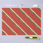 Mousseline Papier Tissu de pastèque rouge vif (Artisanat)
